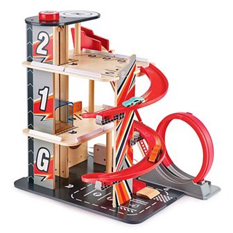 Hape Parking Garage Gearhead Stunt Playset