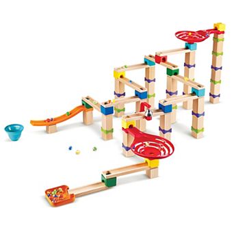 Hape Marble Run: Tricks n' Twists DIY Wood Building Racetrack