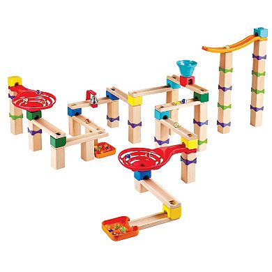 Hape Marble Run: Tricks n' Twists DIY Wood Building Racetrack