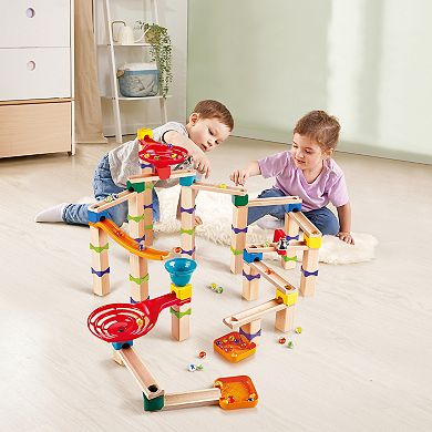 Hape Marble Run: Tricks n' Twists DIY Wood Building Racetrack