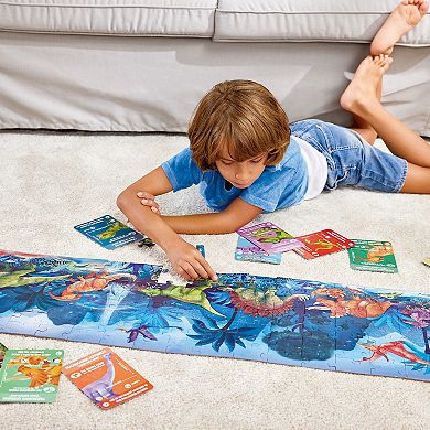 Hape Giant Glow-In-The Dark Dinosaurs 200-Piece Puzzle