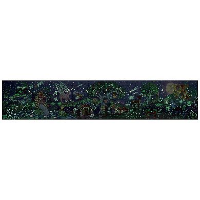 Hape Giant Glow-In-The-Dark Magic Forest 200-Piece Puzzle