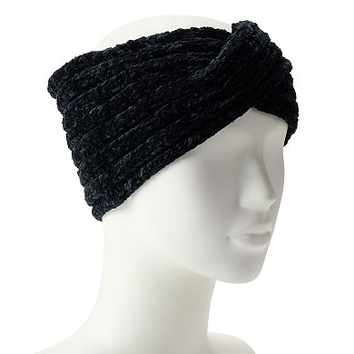 Women's Cuddl Duds Chenille Twisted Headband
