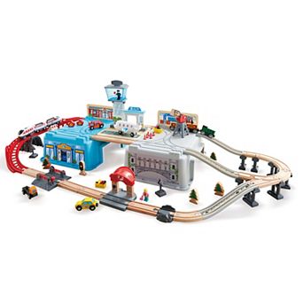 Hape Bucket Builder Super Cityscape Transport Set