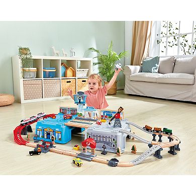 Hape Bucket Builder Super Cityscape Transport Set