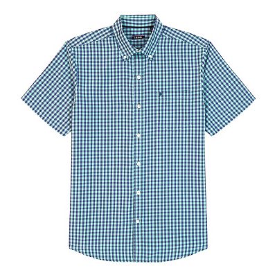Big & Tall IZOD Breeze Short Sleeve Button-Down Shirt