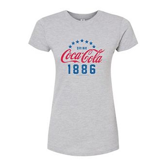 Juniors' Coca-Cola Drink 1886 Fitted Tee