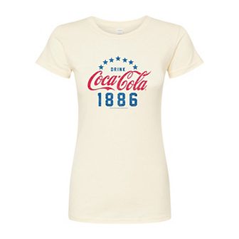 Juniors' Coca-Cola Drink 1886 Fitted Tee