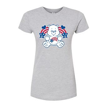 Juniors' Care Bears America Stars & Stripes Fitted Tee