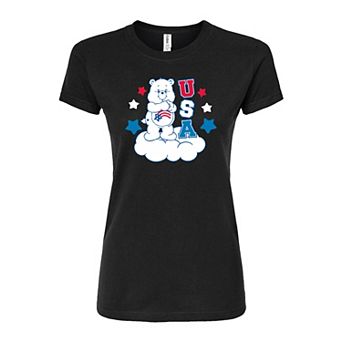 Juniors' Care Bears USA Fitted Tee