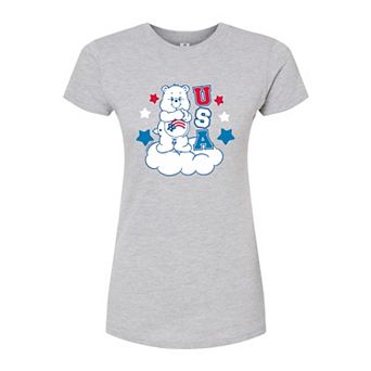 Juniors' Care Bears USA Fitted Tee
