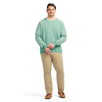 Big & Tall IZOD Honeycomb Crewneck Sweater