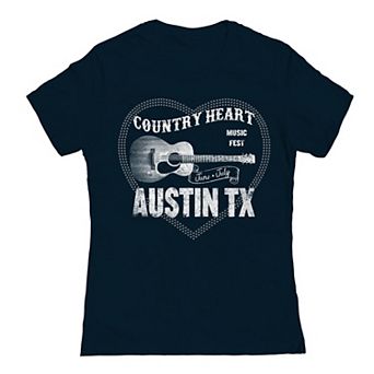 Junior's Country Heart Graphic Tee