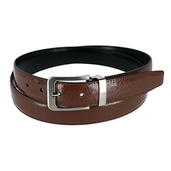 CTM Lizard Print 1 1/8 Inch Reversible Dress Belt