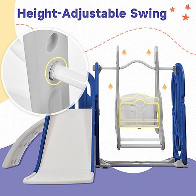 Merax Toddler Slide And Swing Set 5 In 1