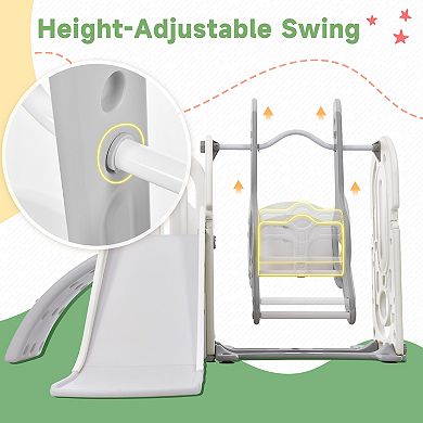 Merax Toddler Slide And Swing Set 5 In 1