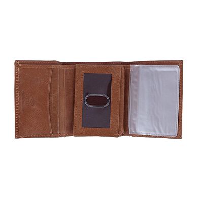 Men's Leather Trifold Wallet