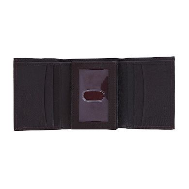 CTM Men's Leather Trifold Wallet