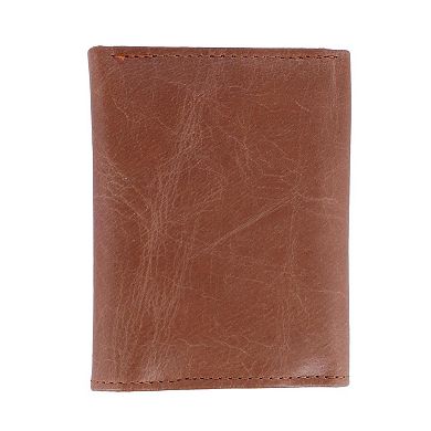 Men's Leather Trifold Wallet