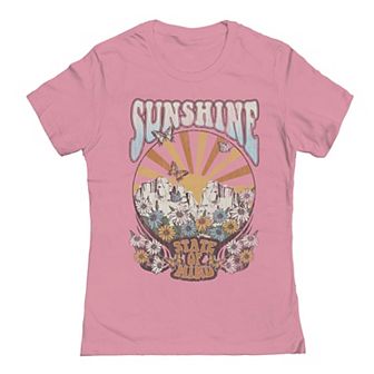 Junior's Sunshine Retro Graphic Tee