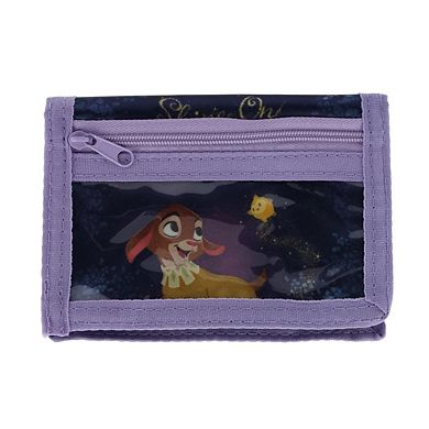 Kid's Disney Wish Pouch Wallet Asha With Hook & Loop Closure