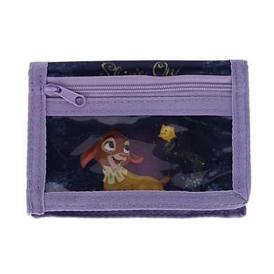 Kid's Disney Wish Pouch Wallet  Asha With Hook & Loop Closure