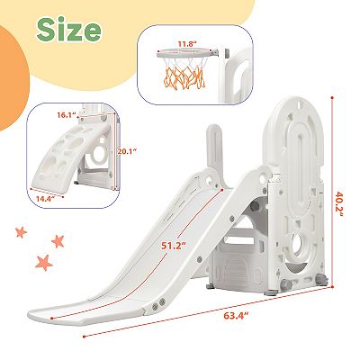 Merax Toddler Climber And Slide Set 4 In 1