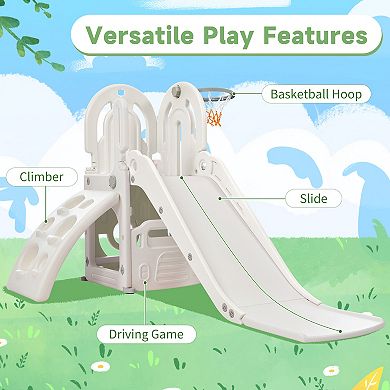 Merax Toddler Climber And Slide Set 4 In 1