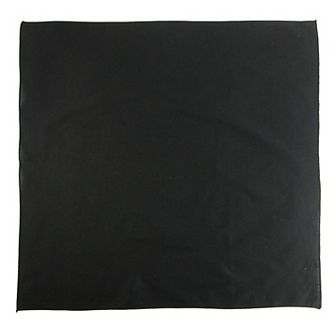 27 Inch Extra Large Cotton Solid Color Bandana (pack Of 6)
