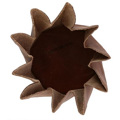 CTM Leather Squeeze Coin Change Pouch