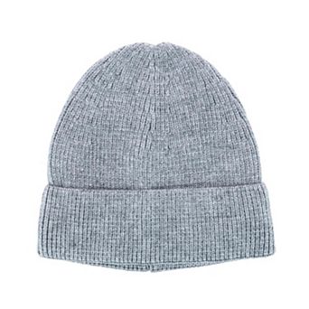 Ctm Men's Basic Ribbed Beanie Cuff Cap