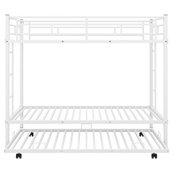 Merax Twin Over Twin Bunk Bed With Trundle
