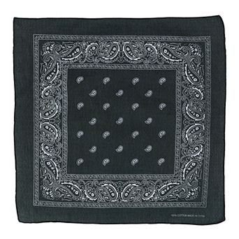 Cotton Paisley Print Bandana
