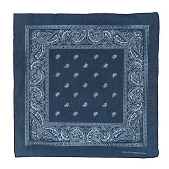 Cotton Paisley Print Bandana