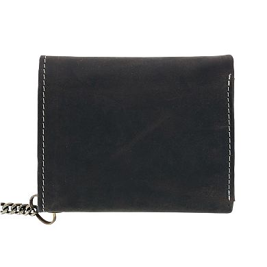 Men's Rfid Hunter Leather Chain Wallet