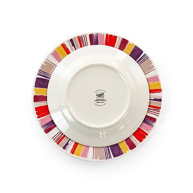 Gibson Home Orleans 12 Piece Ceramic Dinnerware Set