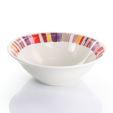 Gibson Home Orleans 12 Piece Ceramic Dinnerware Set