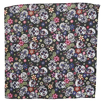 Day Of The Dead Skull Print Bandana