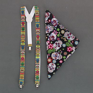 CTM Day of the Dead Skull Print Bandana