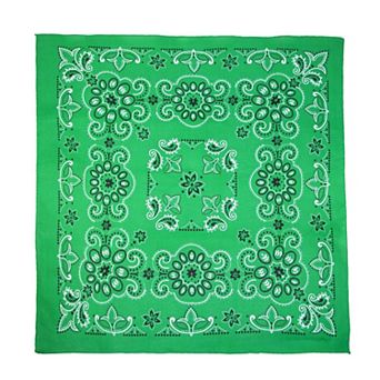 27 Inch Extra Large Cotton Paisley Bandana (pack Of 6)
