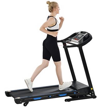 Merax Electric Treadmill，foldable 3.5hp Workout Running Machine Walking