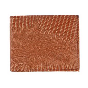 Men's Lizard Print Bifold Wallet
