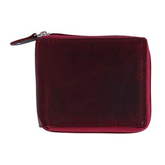Men's Rfid Zip Around Wallet