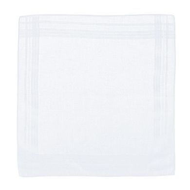 CTM Men's Cotton Classic Banded Handkerchief