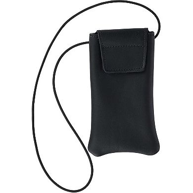 Solid Leather Eyeglass Case With Neck String