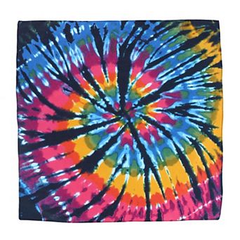 Cotton Dark Storm Tie-dye Bandana