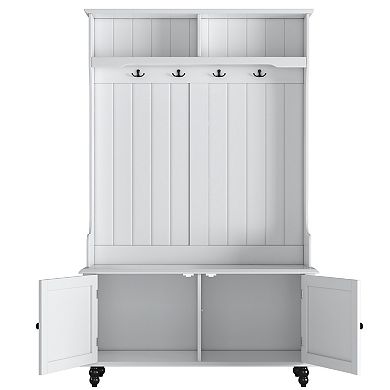 Merax Hall Tree With Storage Bench
