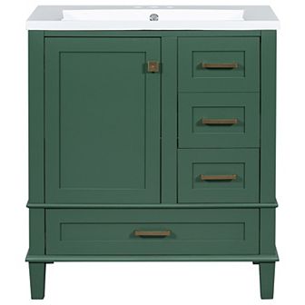Merax Modern Bathroom Cabinet With Sink Combo Set