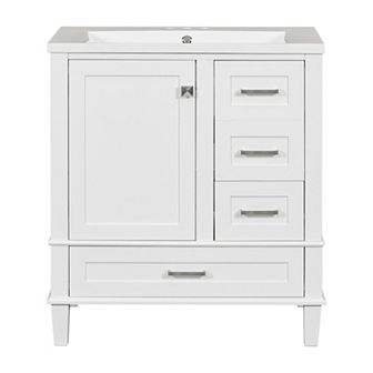 Merax Modern Bathroom Cabinet With Sink Combo Set