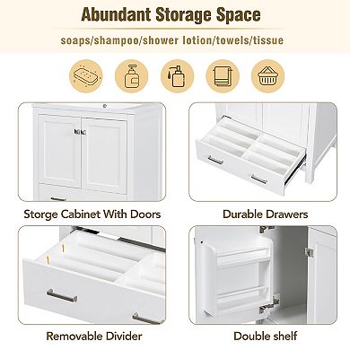 Merax Bathroom Vanity With Single Sink